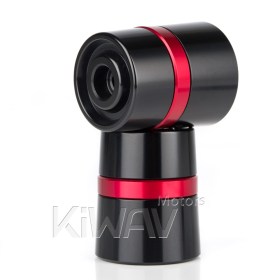 motorcycle red CNC aluminum bar ends rubber mount two-tone color style universal fit 7/8 & 1 inch hollow handlebar