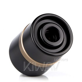 motorcycle titanium CNC aluminum bar ends rubber mount two-tone color style universal fit 7/8 & 1 inch handlebar