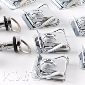 Fairing fasteners rivet chrome 14mm