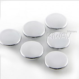 Bolt caps M10 chrome 6 pieces