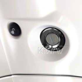 Steering lock aluminum trim for Vespa