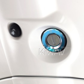 CNC Anodizing Aluminum Alloy 6061 steering lock trim blue for Vespa LX S ET4 GTS GTV