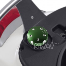 Piaggio Vespa Aprilia CNC Anodizing Aluminum Alloy 6061 Gasoline Fuel Cap green