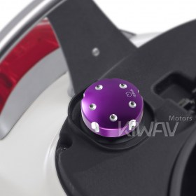 Piaggio Vespa Aprilia CNC Anodizing Aluminum Alloy 6061 Gasoline Fuel Cap Purple