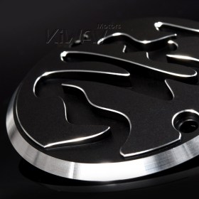 CNC Calligraphy contrast cut 2 hole point cover for Harley Big Twin 1970-2000, Sportster 2014-2022
