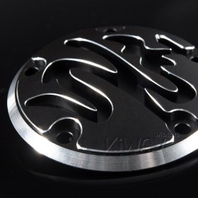 CNC Calligraphy contrast cut 5 hole point cover for Harley 1999-2017 TWIN CAM
