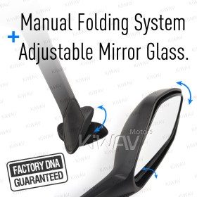 OEM replacement mirror FA-936 compatible with Triumph DAYTONA 675 13-18 right hand