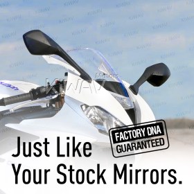 補修用ミラー　OEM代用品　FA-936　トライアンフ　Triumph 2013-2018のDAYTONA 675R用