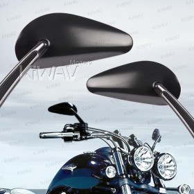OEM replacement mirrors black compatible with Triumph cruisers a pair