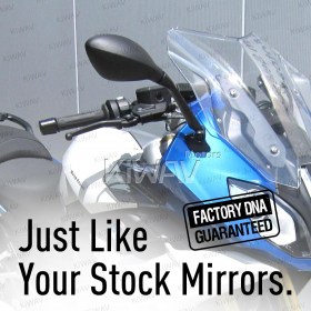 右側補修用ミラー　FB324　BMW R 1200 RS 2014以降に適用　黒