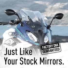 補修用ミラー左右セット　FB324　BMW R 1200 RS 2014以降に適用　黒