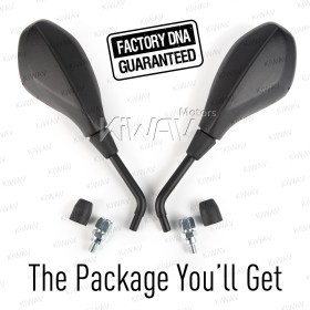 OEM replacement mirrors FB277-5 mirrors compatible with BMW R1200GS a pair