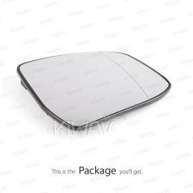aftermarket OEM replacement side mirror aspheric glass RH heated compatible with Ford Focus 2007- / Mondeo 2007-2015