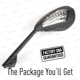 OEM replacement mirror FD-939-2 compatible with compatible with Ducati Panigale 899 1199 left hand