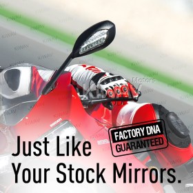 OEM replacement mirror FD-939-2 compatible with compatible with Ducati Panigale 899 1199 left hand