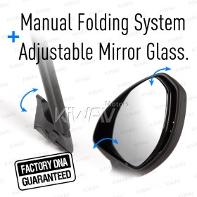 OEM replacement mirror FD-939 compatible with compatible with Ducati Panigale 1199 right hand