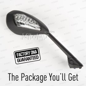 OEM replacement mirror FD-939 compatible with compatible with Ducati Panigale 1199 right hand