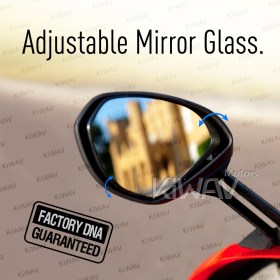 OEM replacement mirror FD-981 compatible with Ducati Panigale 1299 left hand
