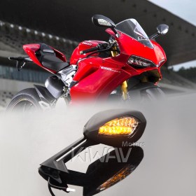 OEM replacement mirror FD-981 compatible with Ducati Panigale 1299 left hand