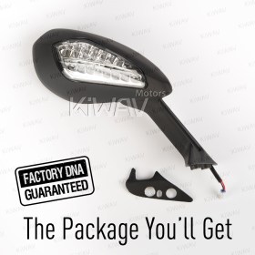 OEM replacement mirror FD-981 compatible with Ducati Panigale 1299 right hand