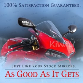 OEM replacement mirror FD-981 compatible with Ducati Panigale 1299 right hand