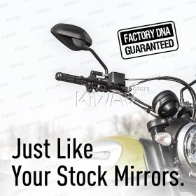 OEM replacement mirror FD320 compatible with Ducati Scrambler 800, 1100 right hand