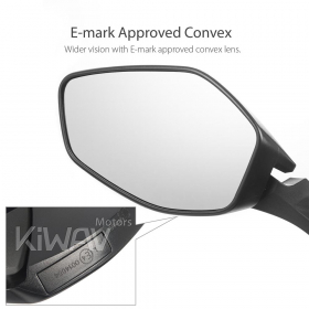 FD321 rear view mirrors is universal fit for most M8/M10 mirror thread motorcycles, ATVs, custom vehicles.