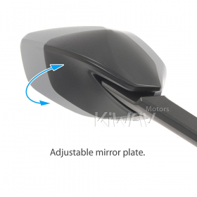 FD321 rear view mirrors is universal fit for most M8/M10 mirror thread motorcycles, ATVs, custom vehicles.
