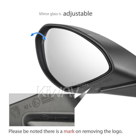 OEM replacement mirror FD928-5M for Ducati Super Sport '17- left hand
