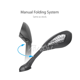 OEM replacement mirror FD928-5M for Ducati Super Sport '17- left hand