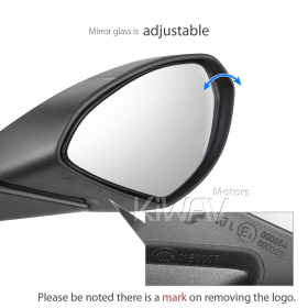 OEM replacement mirror FD928-5M for Ducati Super Sport '17- right hand