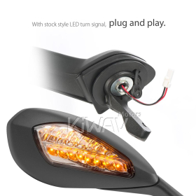 OEM replacement mirror FD928-5M for Ducati Super Sport '17- right hand