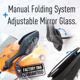 OEM replacement mirror FH-300 compatible with Honda CBR1000RR left hand