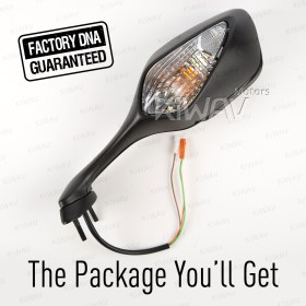 OEM replacement mirror FH-300 compatible with Honda CBR1000RR left hand