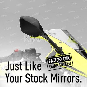 OEM replacement mirror FH-982 compatible with Honda CBR 300R 14'-16' right hand
