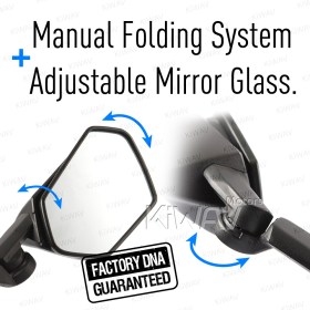 OEM replacement mirror compatible with Kawasaki Ninja ZX-10R RH