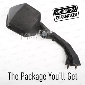 OEM replacement mirror compatible with Kawasaki Ninja ZX-10R RH