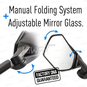 OEM replacement mirrors compatible with Kawasaki Ninja ZX-10R a pair