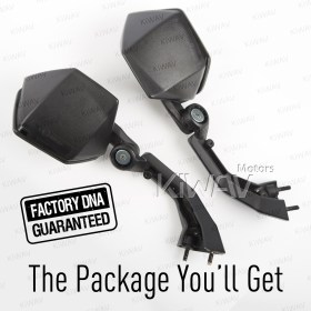 OEM replacement mirrors compatible with Kawasaki Ninja ZX-10R a pair