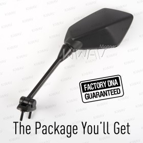 OEM replacement mirror FK-873 compatible with Kawasaki Ninja 400R 650R left hand