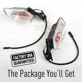 OEM replacement front turn signal wink compatible with Kawasaki Ninja ZX-10R a pair
