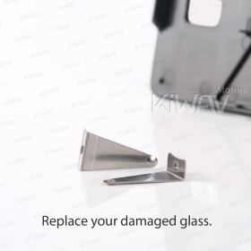 OEM replacement aftermarket side upper mirror glass LH compatible with Ford Transit TTG 2014-