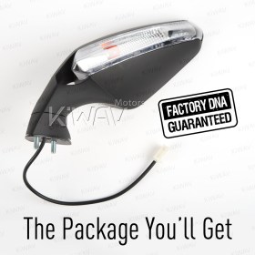 OEM replacement mirror FP-262 compatible with Gilera SC125 left hand