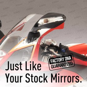 OEM replacement mirror FP-262 compatible with Gilera SC125 left hand