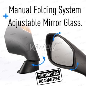 OEM replacement mirror FP-319 compatible with Aprilia RSV left hand