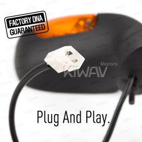 OEM replacement mirror FP-319 compatible with Aprilia RSV right hand