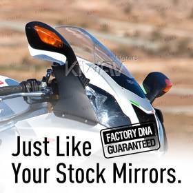 Aprilia RSV 1000 04-09 OEM Quality Replacement Mirrors