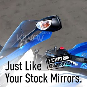 OEM replacement mirror FS-146 compatible with Suzuki GSXR left hand