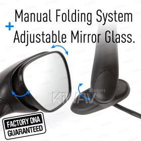 OEM replacement mirror FS-146 compatible with Suzuki GSXR right hand