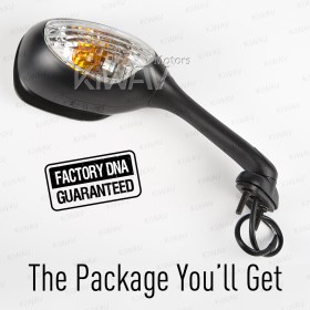 OEM replacement mirror FS-146 compatible with Suzuki GSXR right hand